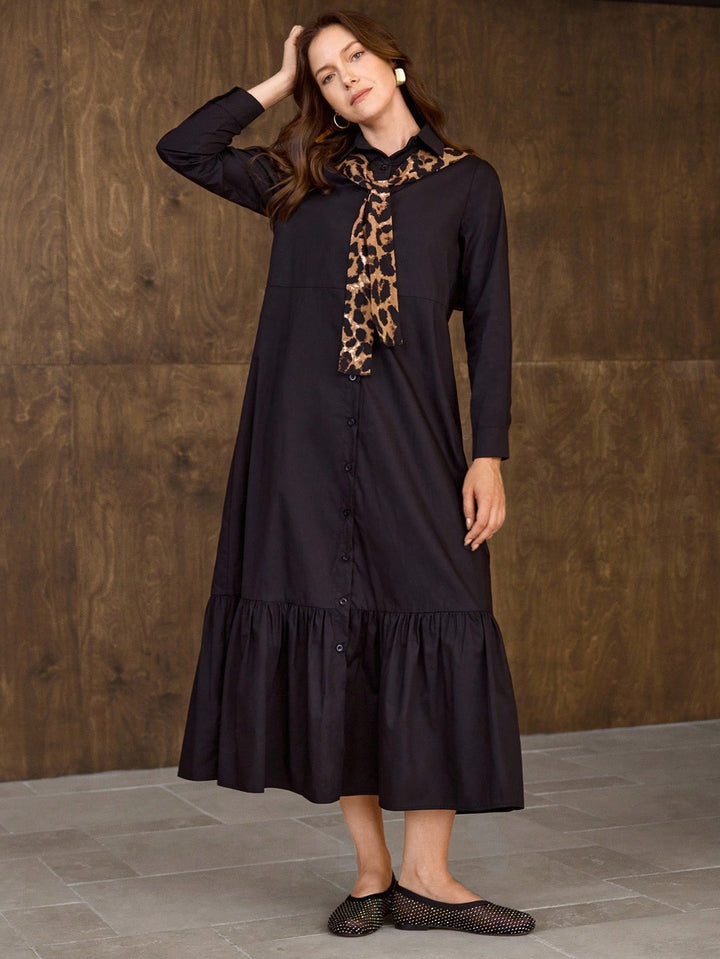 Rochie maxi SHEIN, negru
