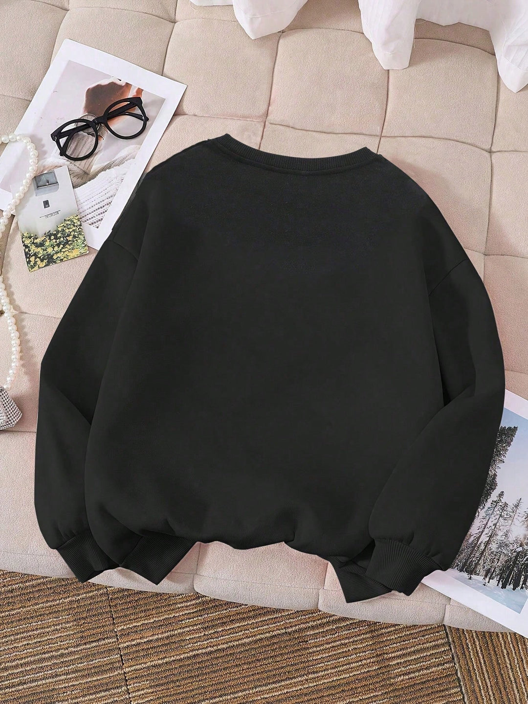 SHEIN blúz, fekete