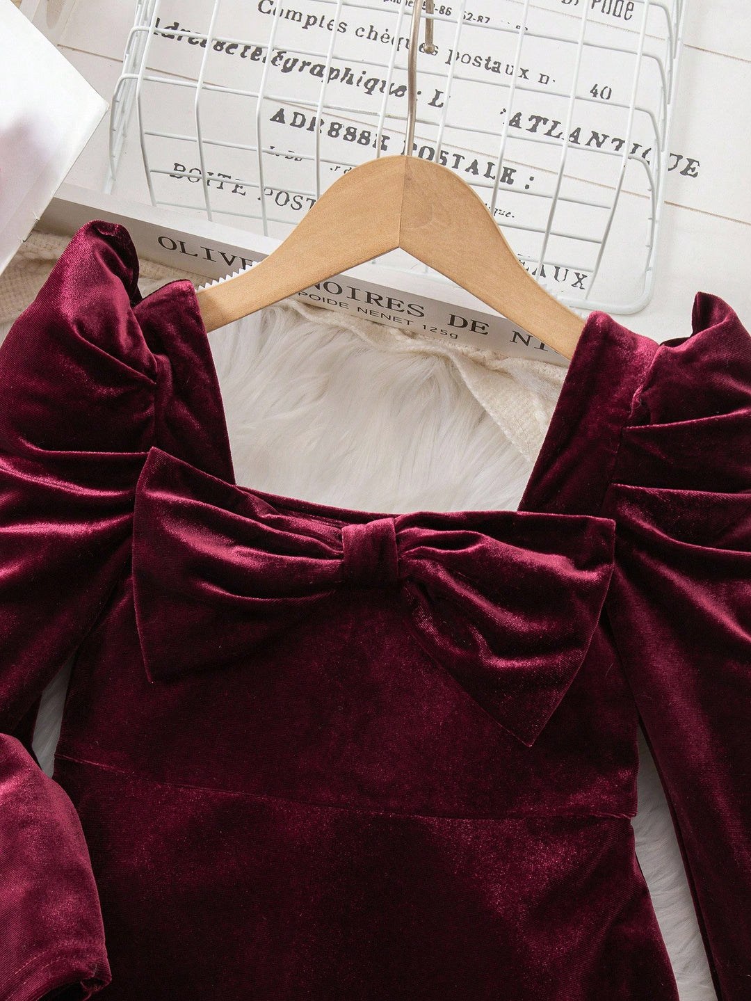Rochie tricotată SHEIN, vișiniu