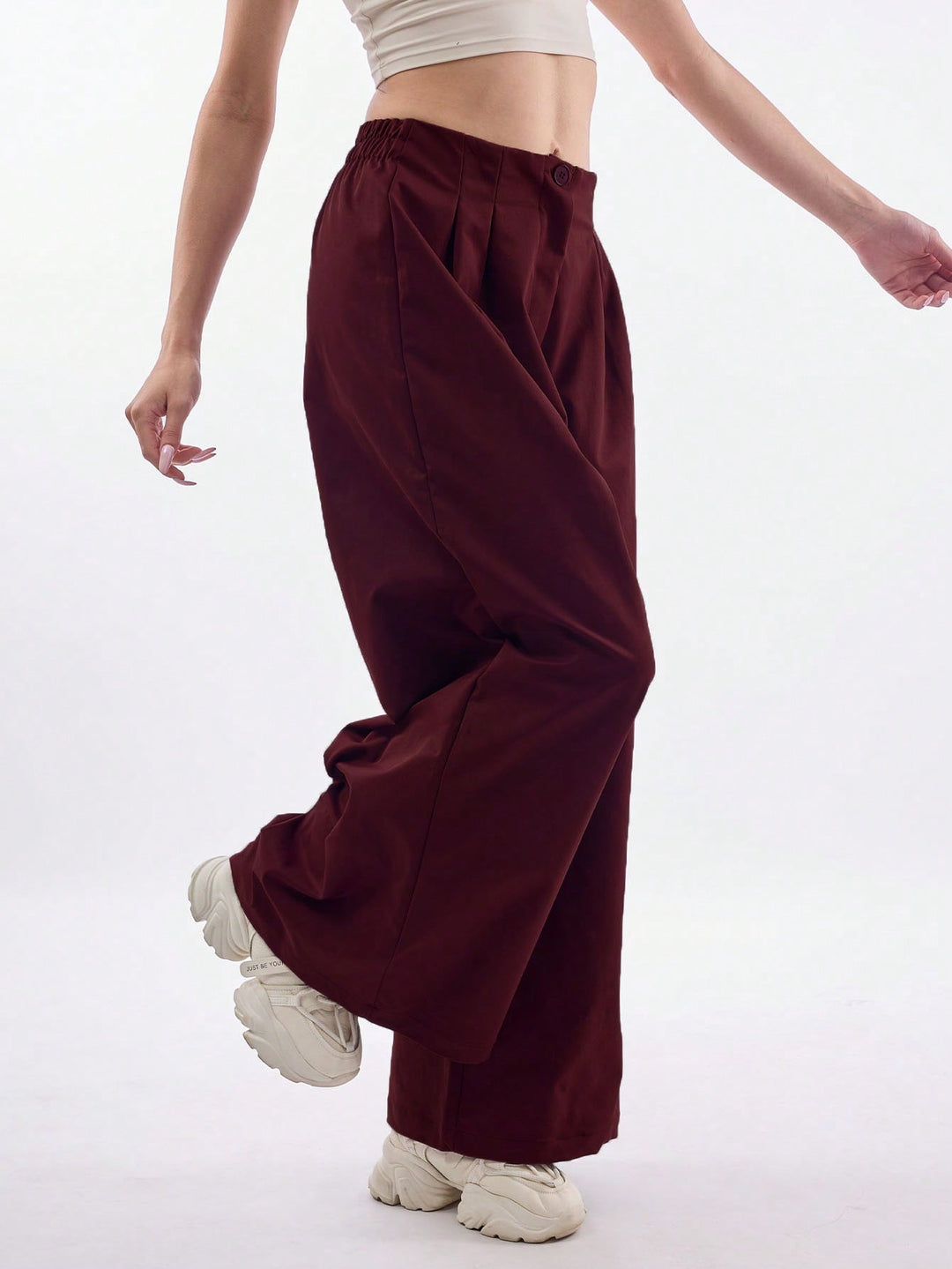 Pantaloni SHEIN, vișiniu