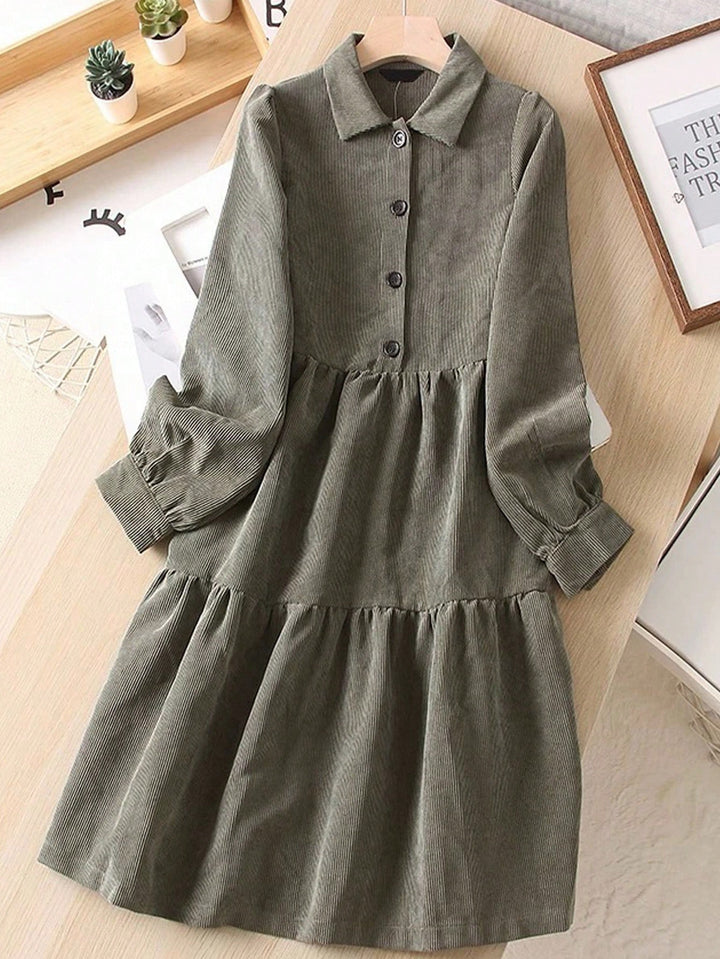 Rochie scurtă SHEIN, kaki