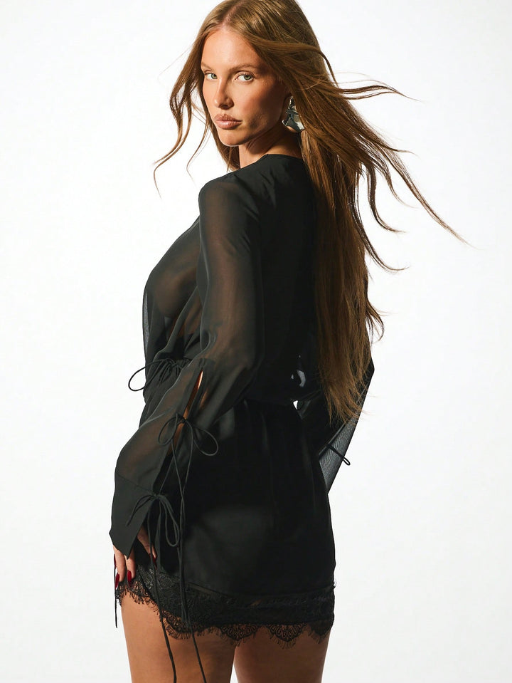 Rochie mini SHEIN, negru