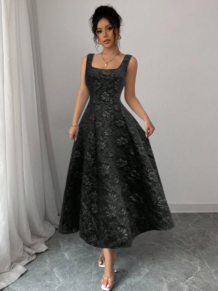 Rochie midi SHEIN, negru