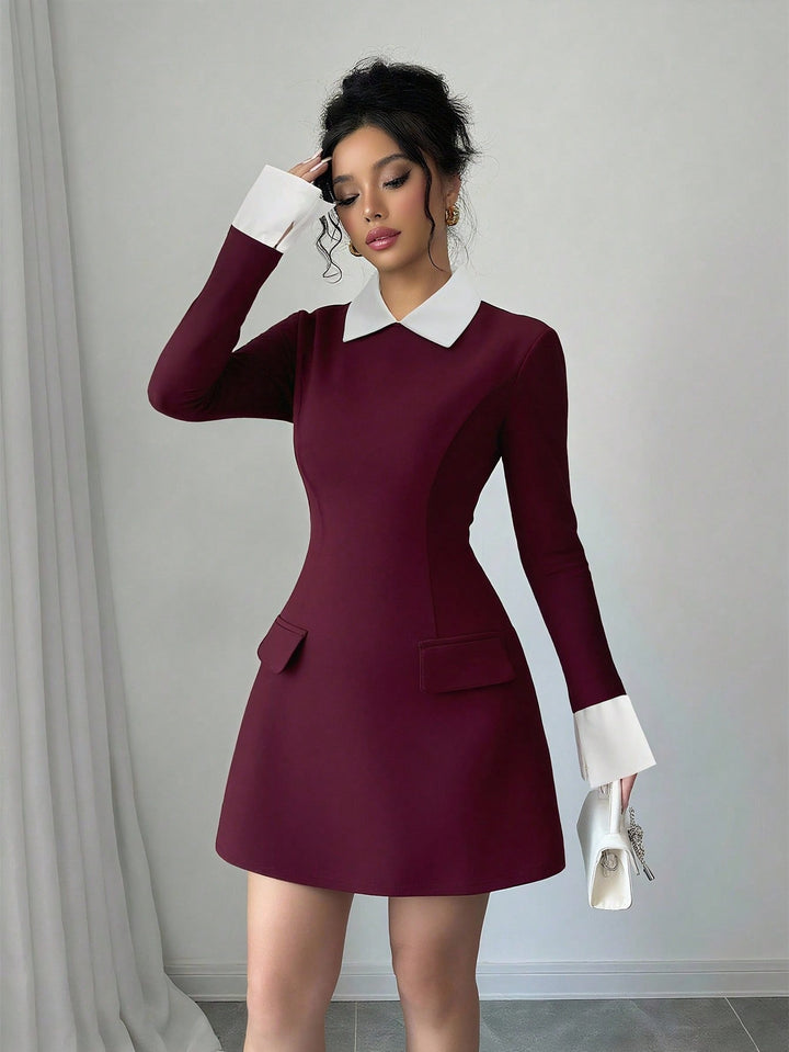 Rochie mini SHEIN, vișiniu