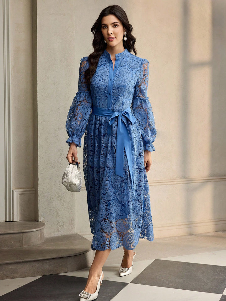 Rochie midi SHEIN, albastru