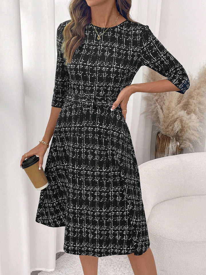 Rochie midi SHEIN, negru