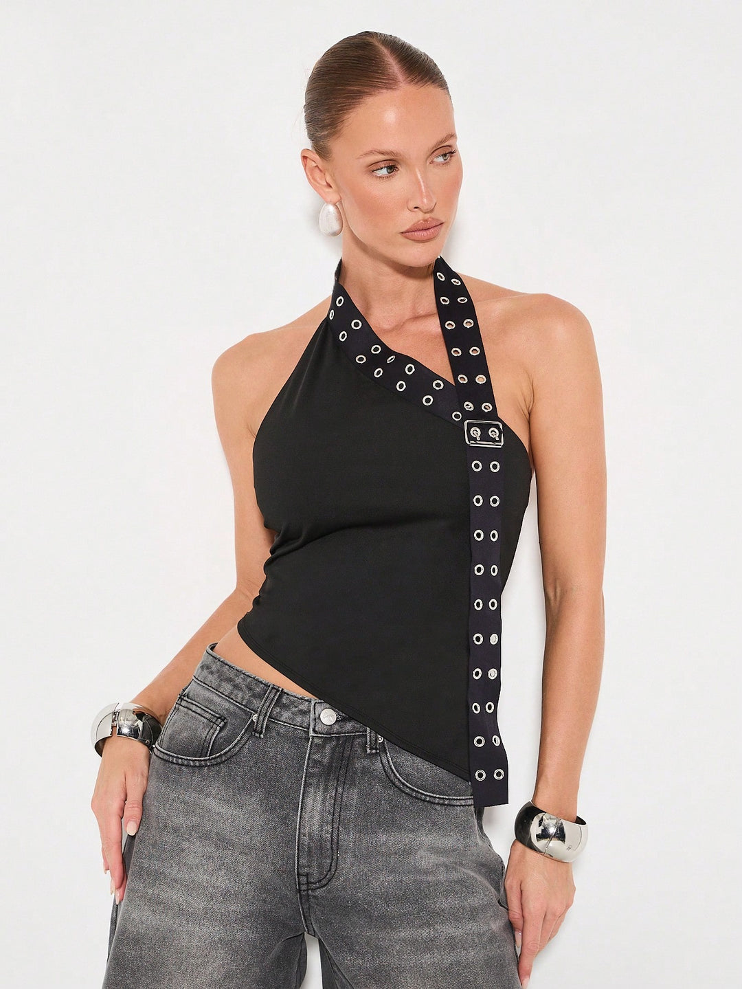 Top SHEIN, negru