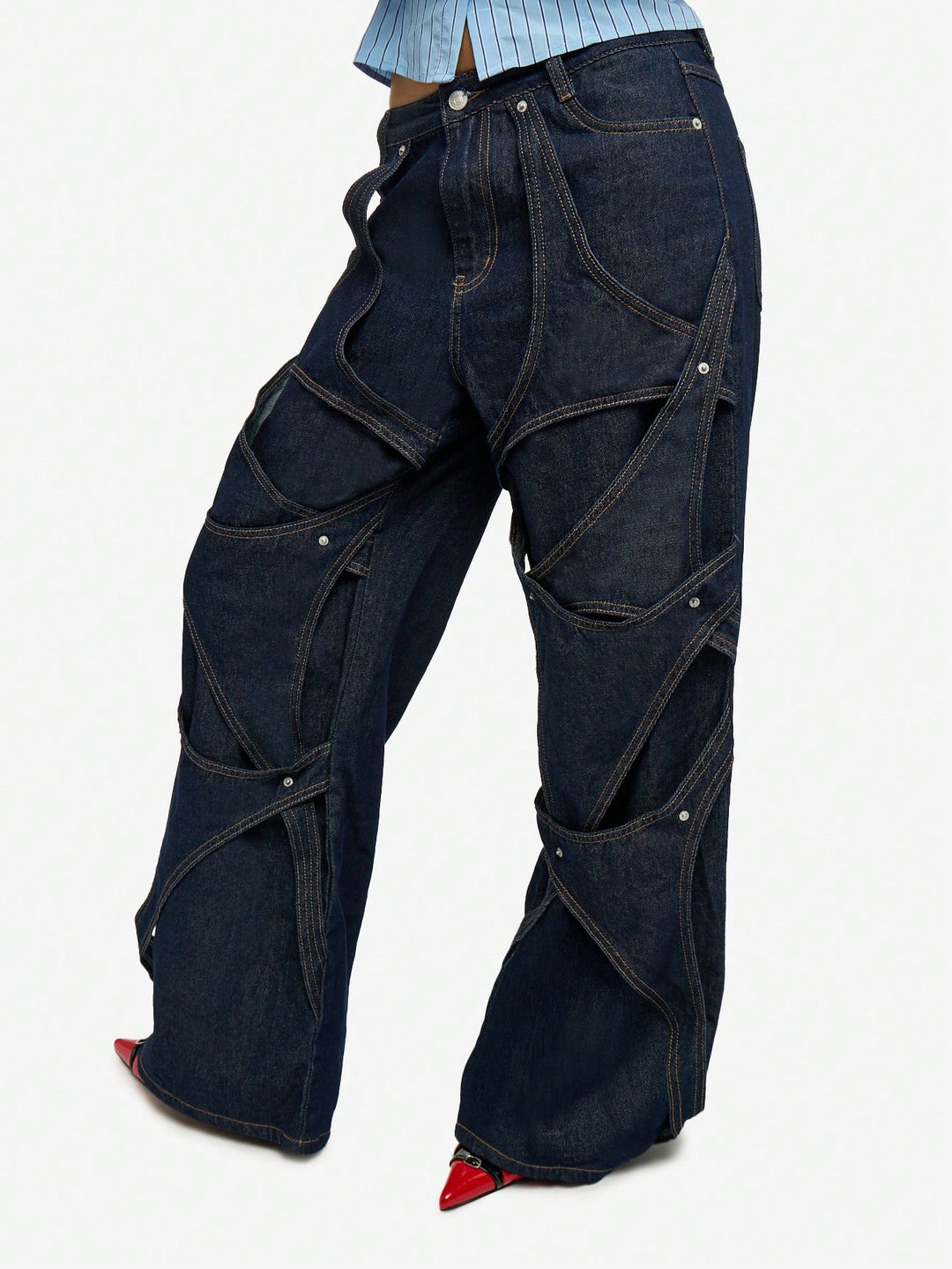 Jeans SHEIN, albastru