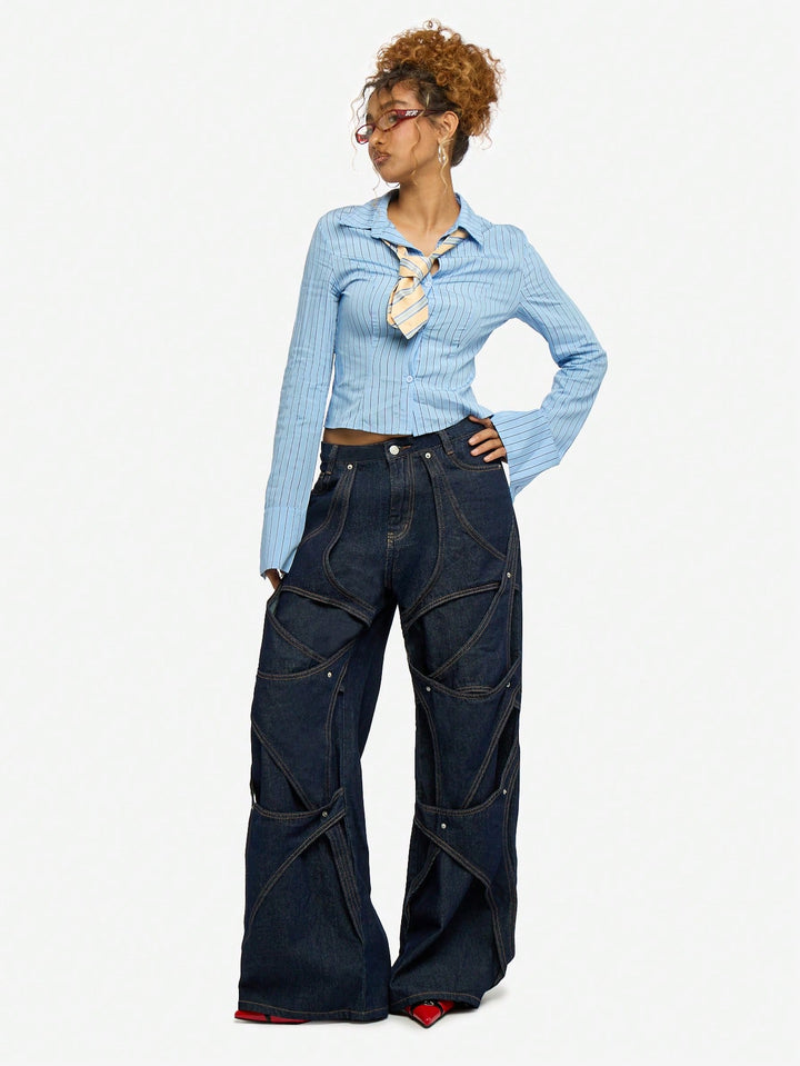 Jeans SHEIN, albastru
