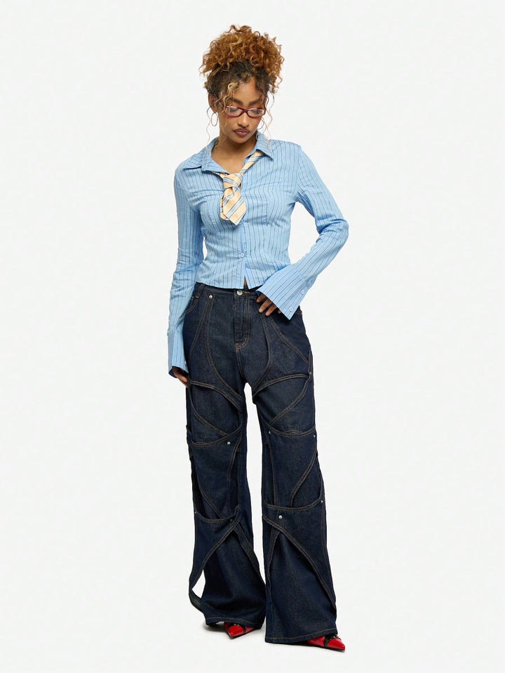 Jeans SHEIN, albastru