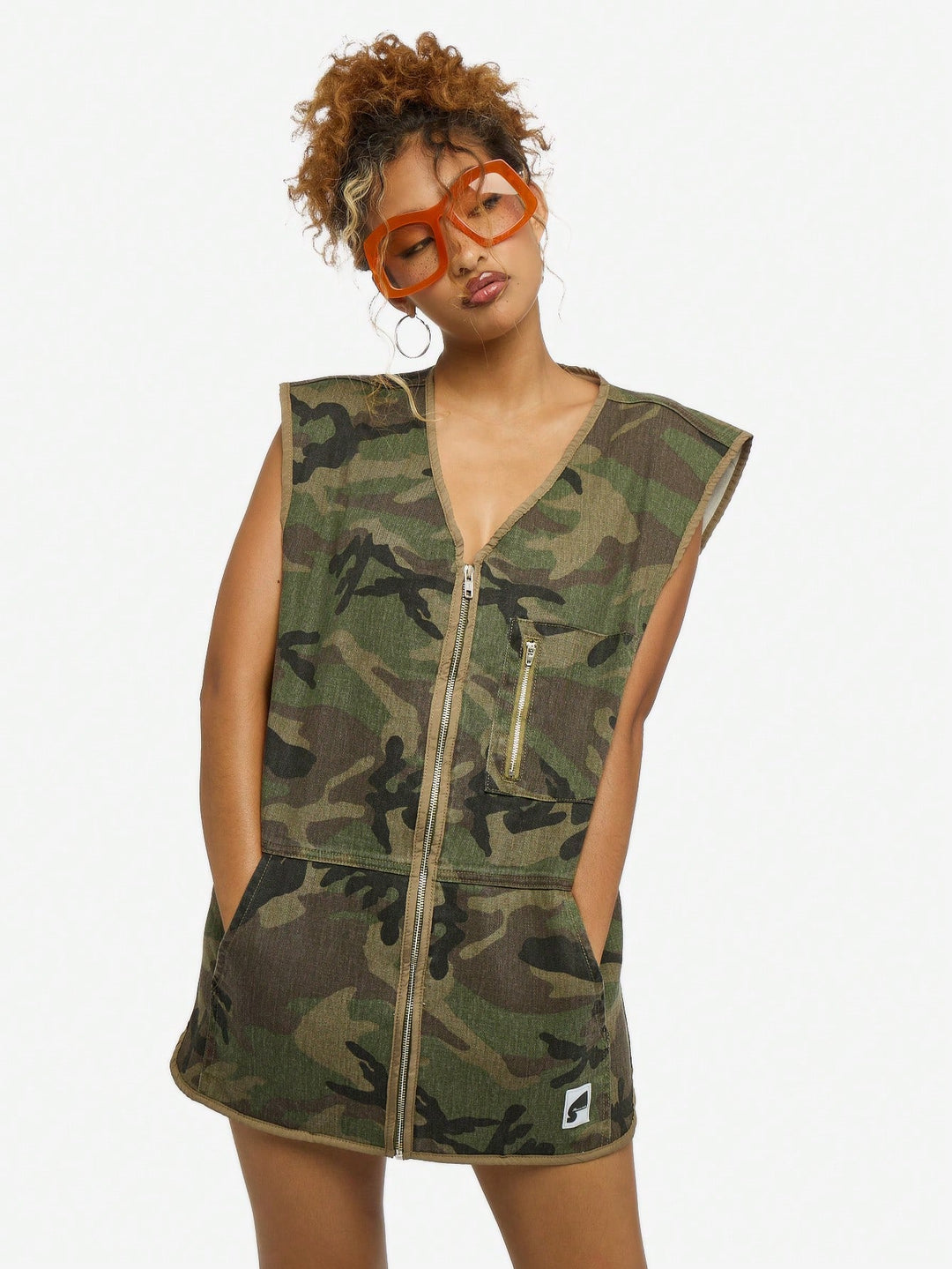Rochie SHEIN, kaki