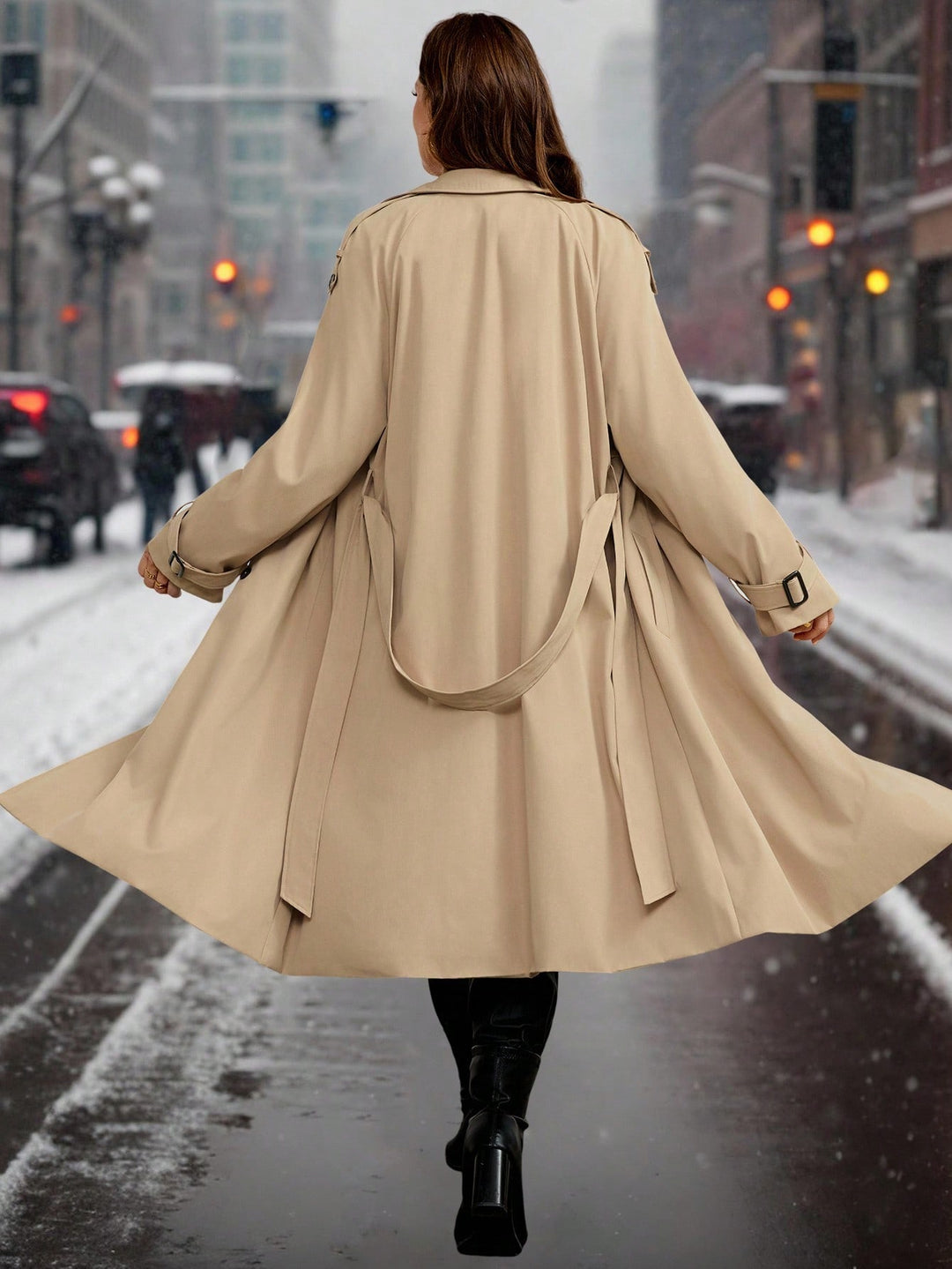 Trench SHEIN, bej