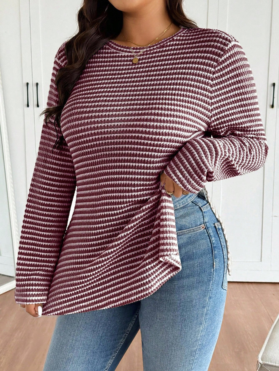 Tricou SHEIN, vișiniu