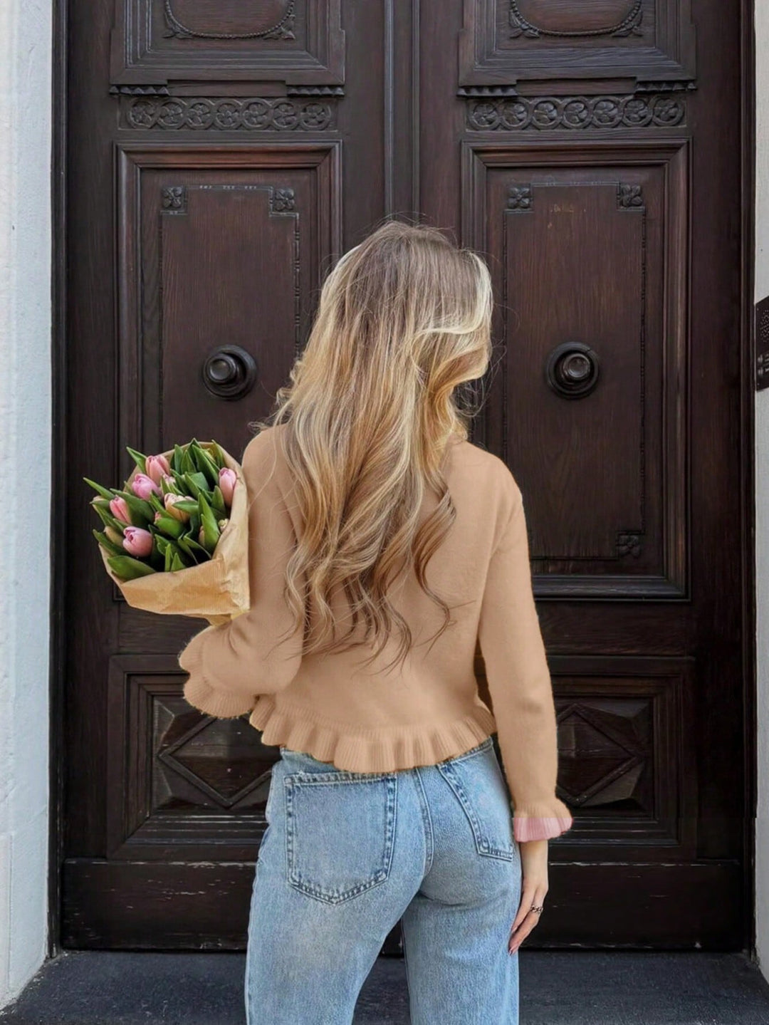 Cardigan SHEIN, kaki
