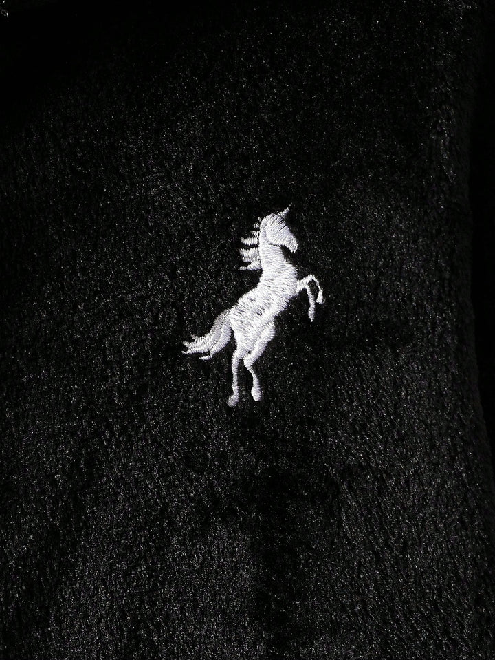 Salopetă de pijama SHEIN, negru