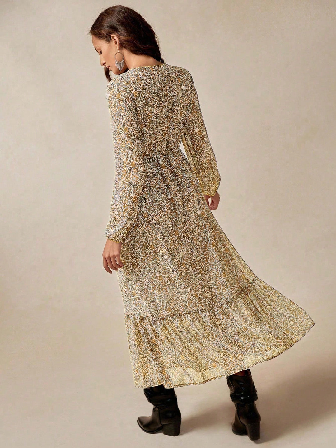 Rochie maxi SHEIN, mix culori