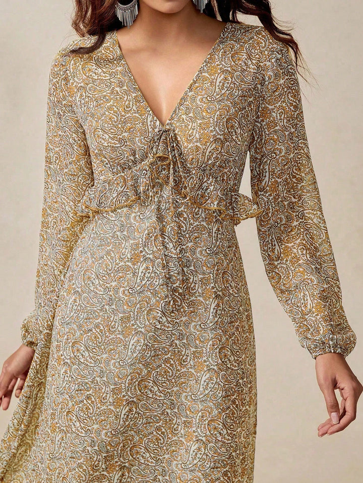 Rochie maxi SHEIN, mix culori