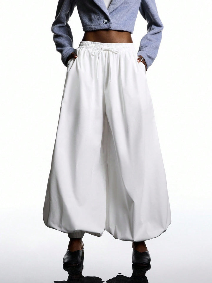 Pantaloni SHEIN, alb