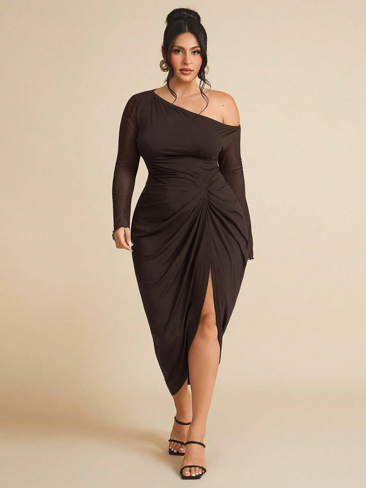Rochie SHEIN, maro