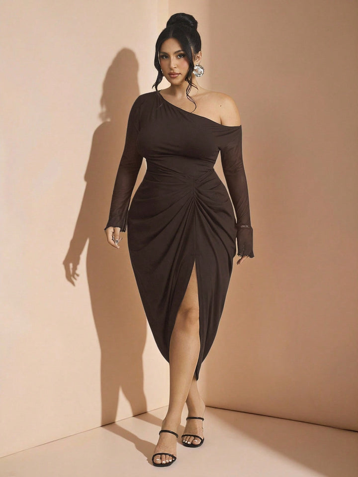 Rochie SHEIN, maro