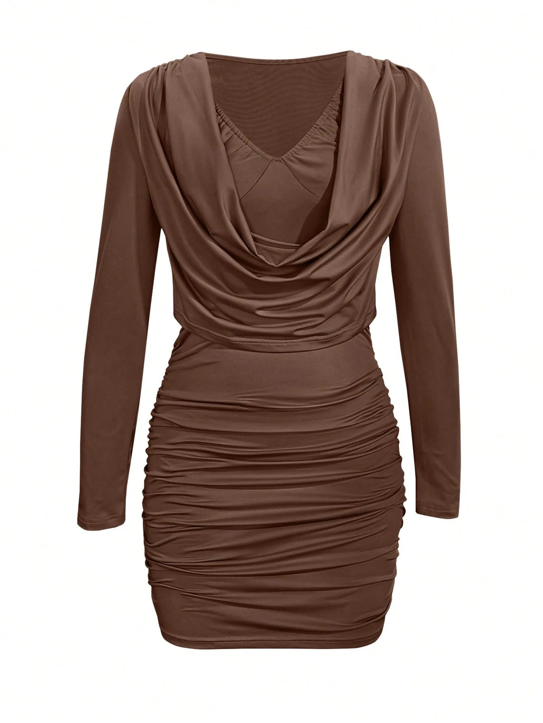 Rochie mini SHEIN, maro