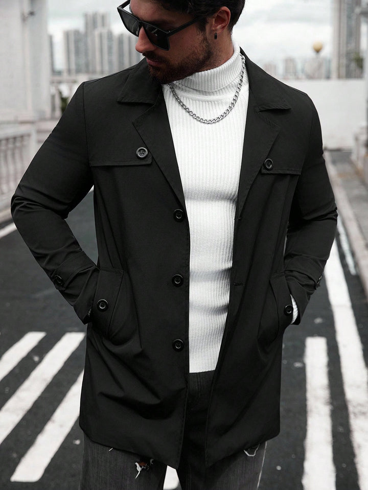 Trench SHEIN, negru