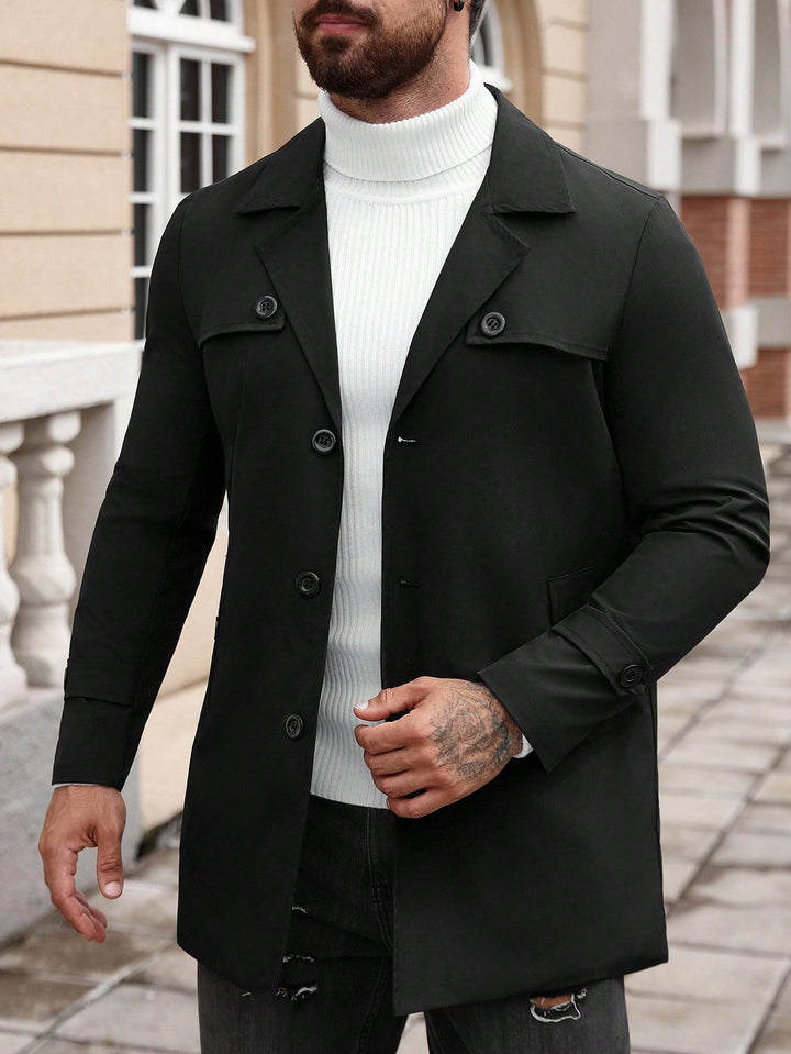 Trench SHEIN, negru