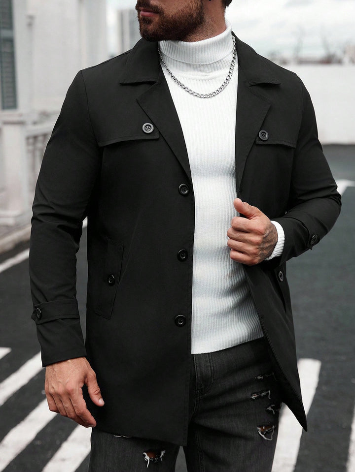 Trench SHEIN, negru