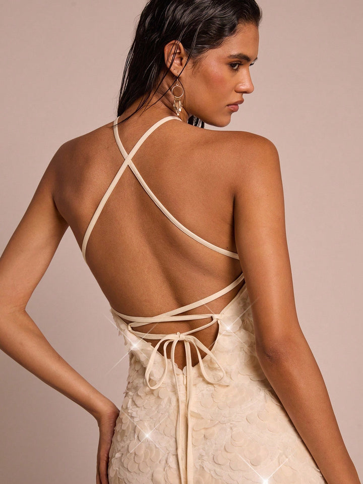 Rochie maxi SHEIN, portocaliu