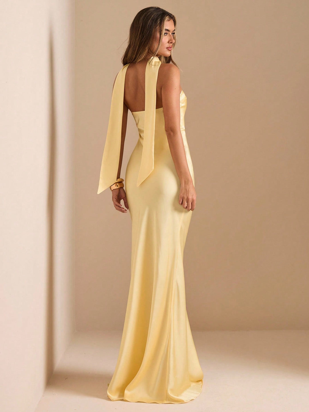Rochie maxi SHEIN, galben