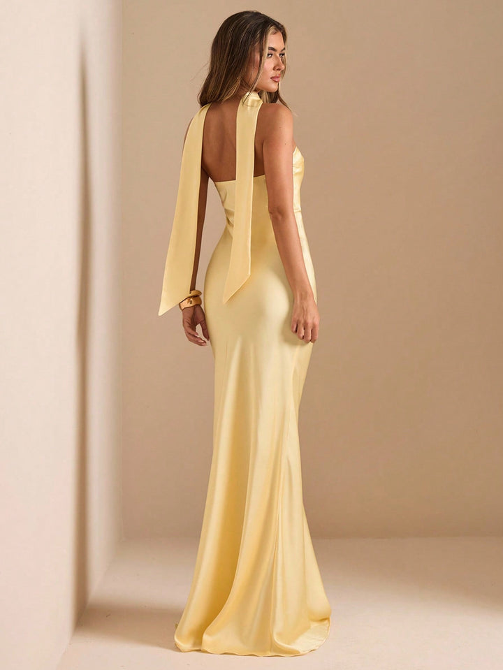 Rochie maxi SHEIN, galben
