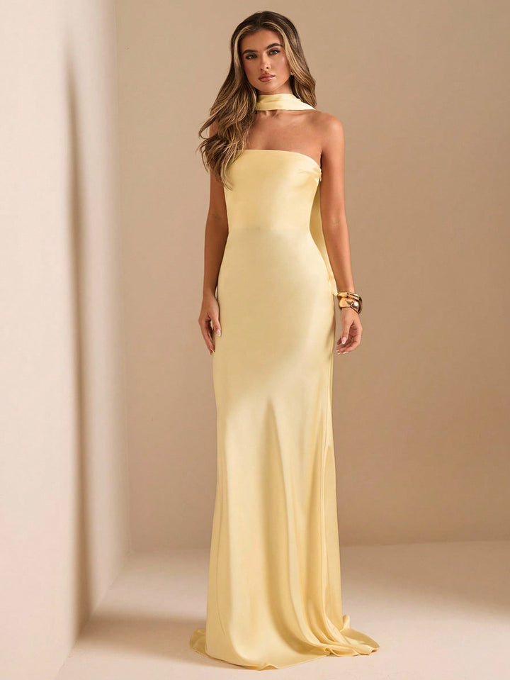 Rochie maxi SHEIN, galben