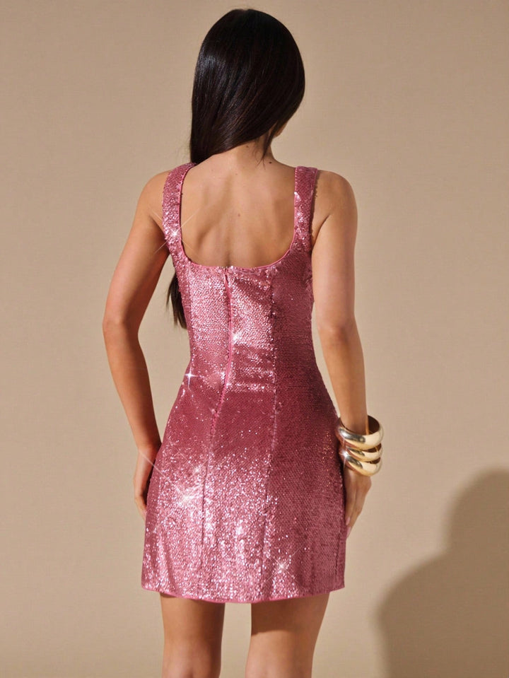 Rochie mini SHEIN, roz