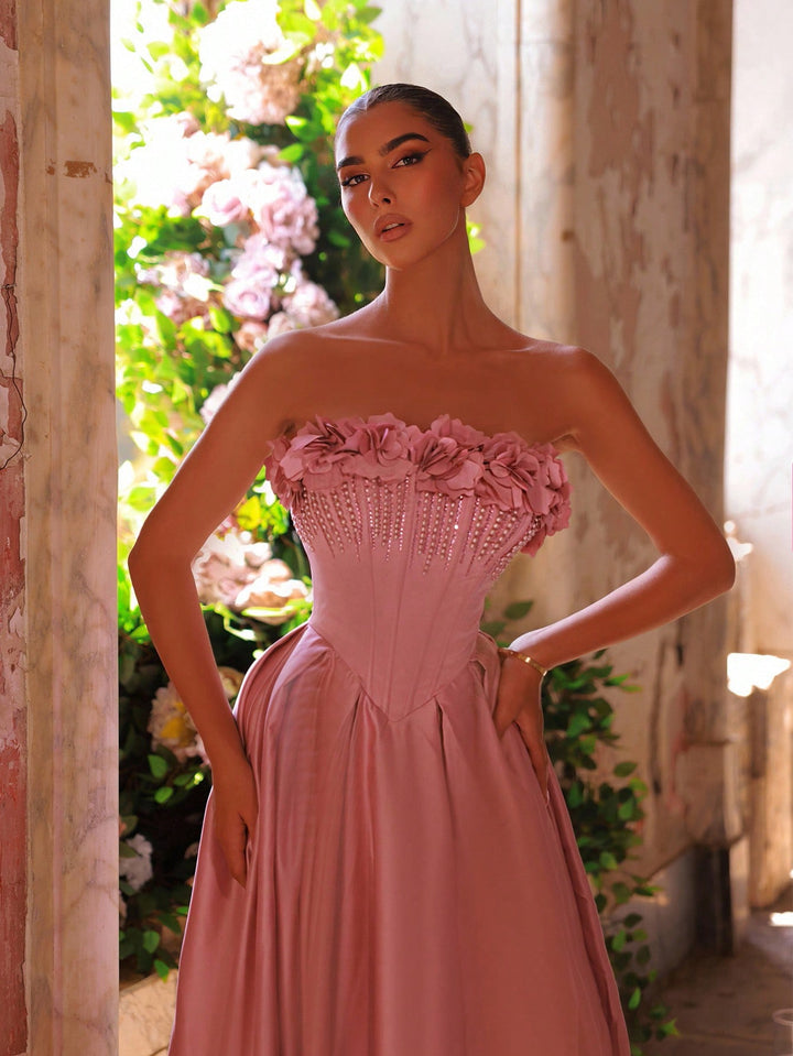 Rochie de ocazie SHEIN, roz