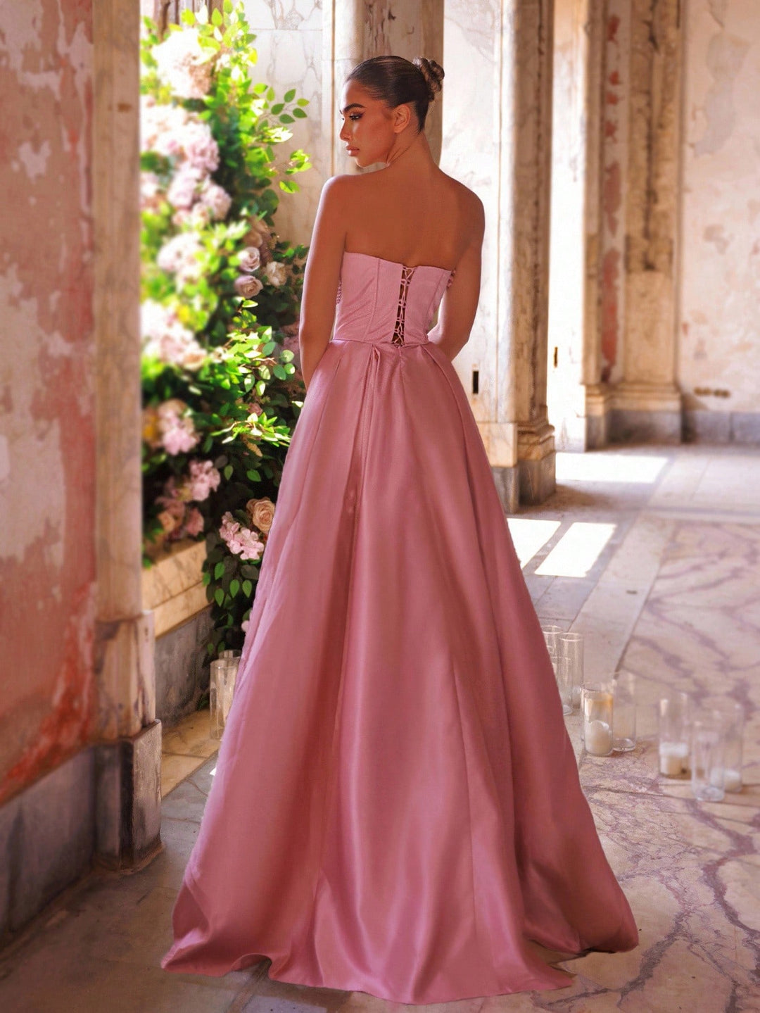 Rochie de ocazie SHEIN, roz
