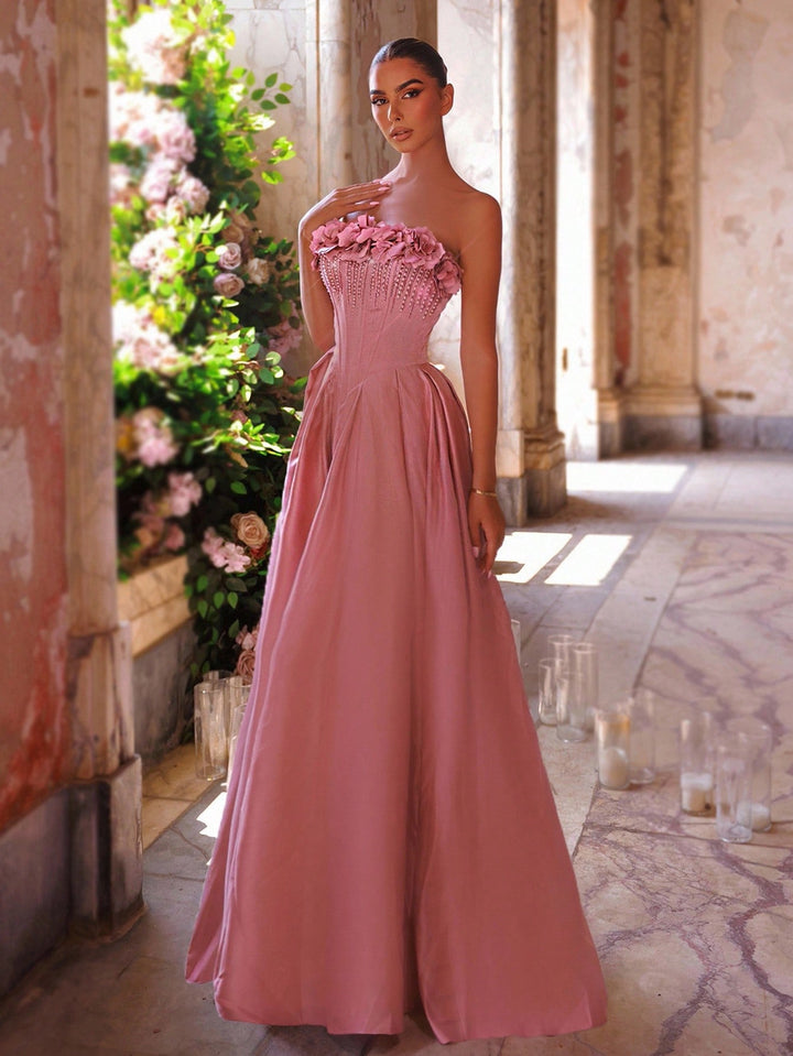 Rochie de ocazie SHEIN, roz