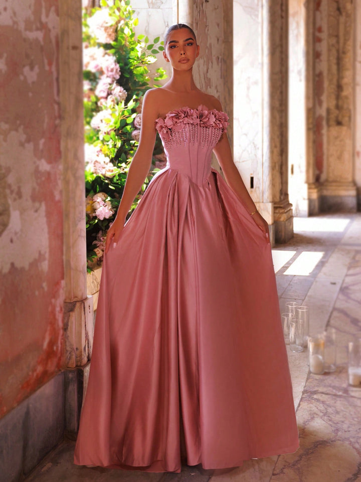 Rochie de ocazie SHEIN, roz
