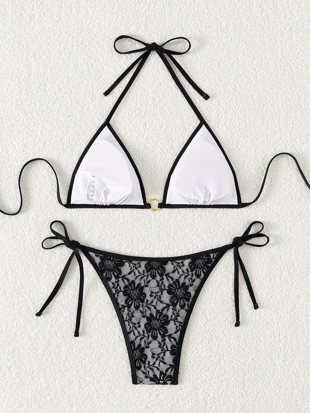 Set bikini SHEIN, negru