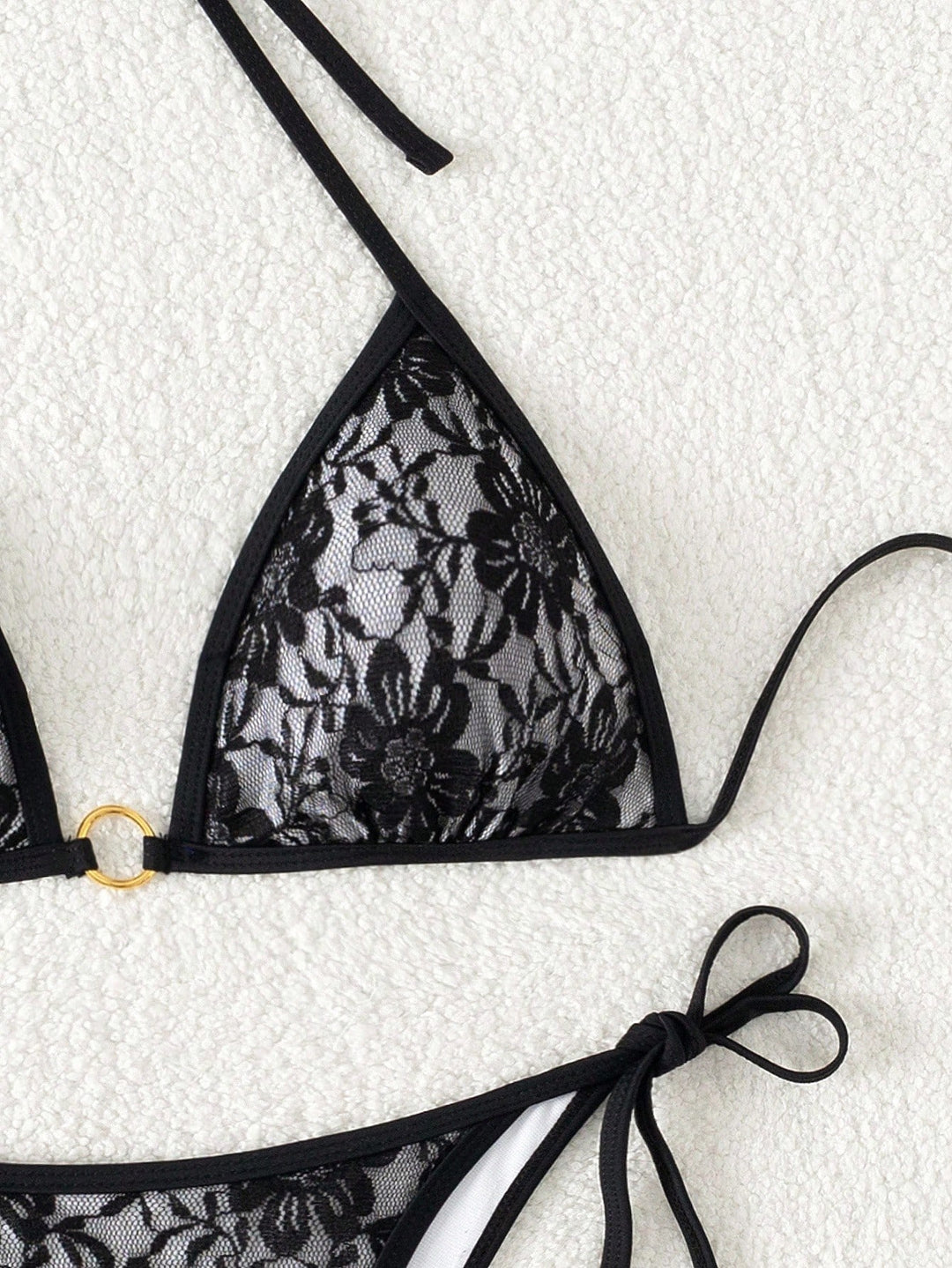 Set bikini SHEIN, negru
