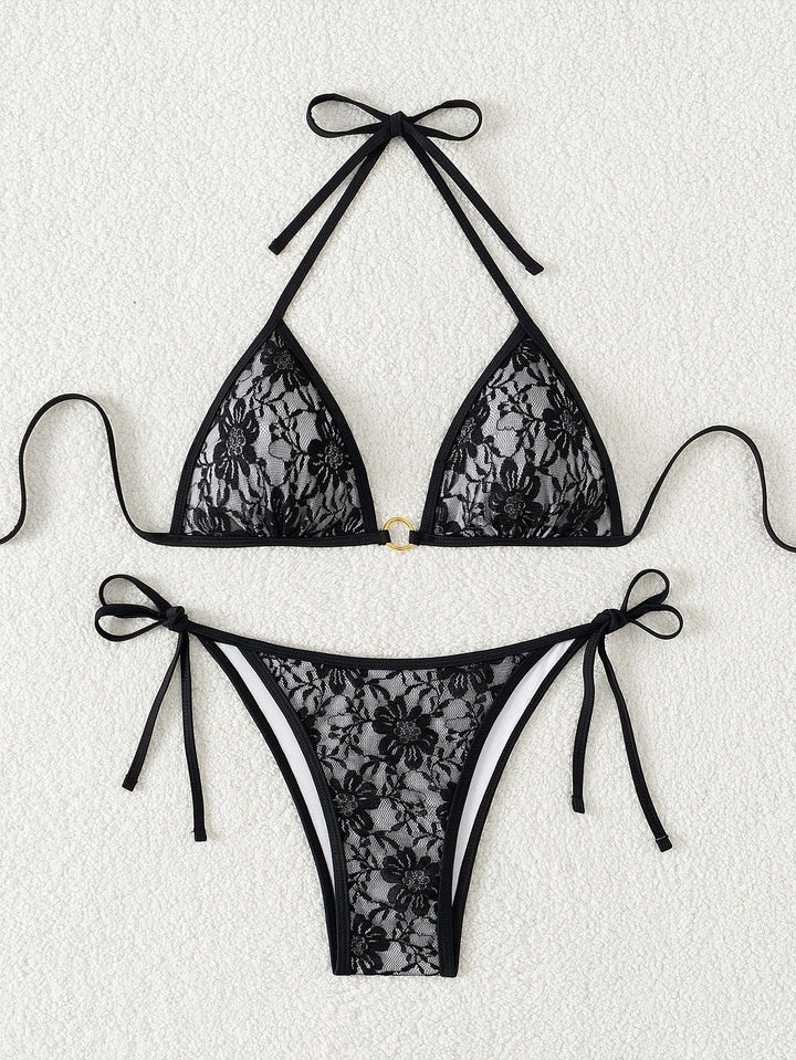 Set bikini SHEIN, negru
