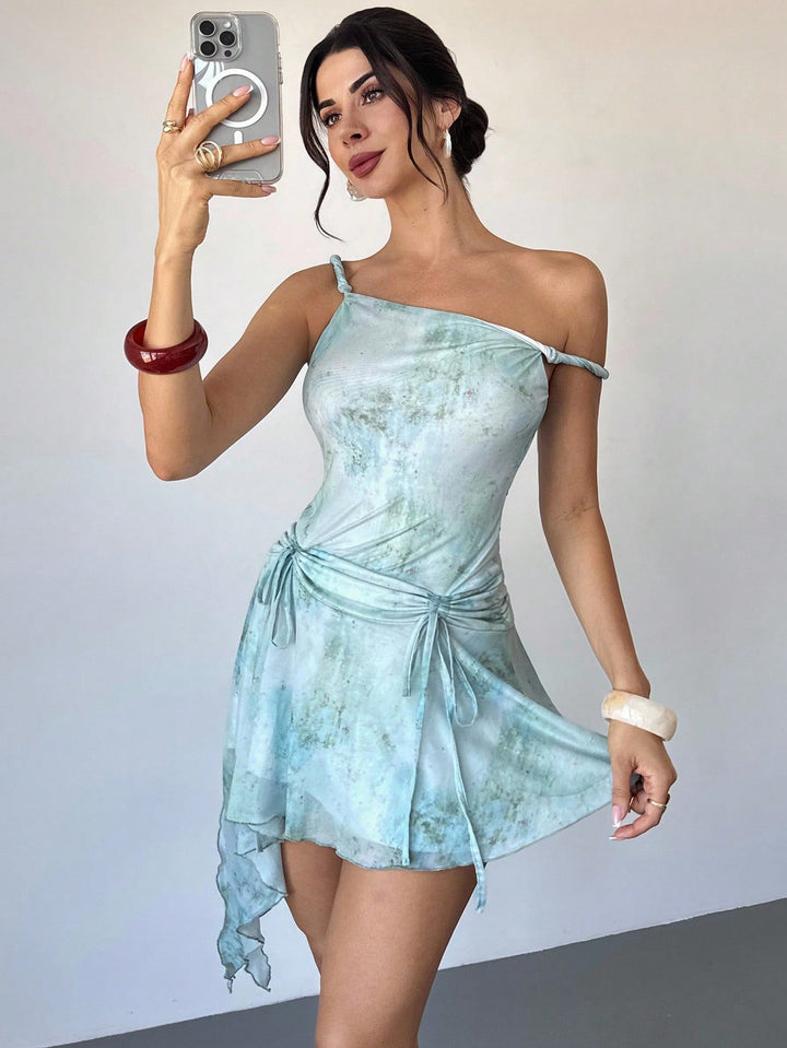 Rochie mini SHEIN, verde