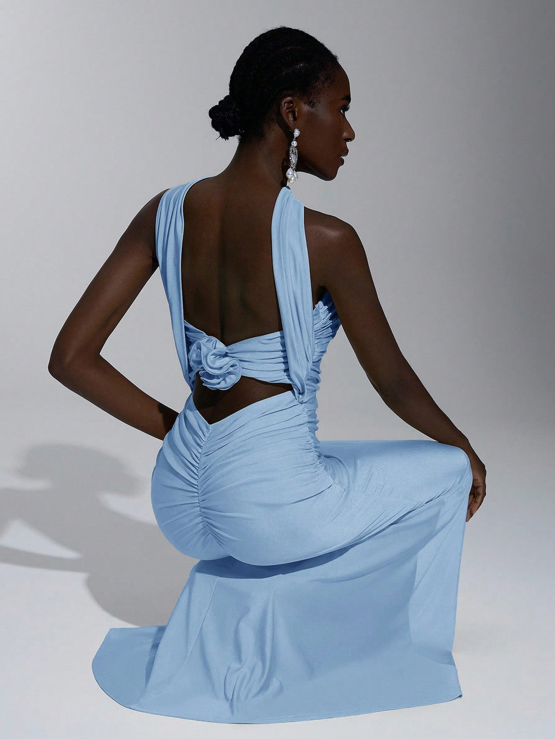 Rochie maxi SHEIN, albastru
