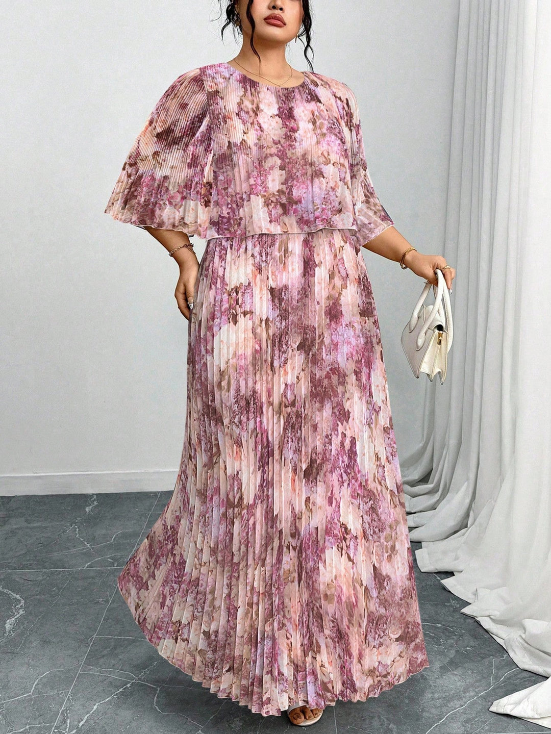 Rochie maxi SHEIN, mix culori