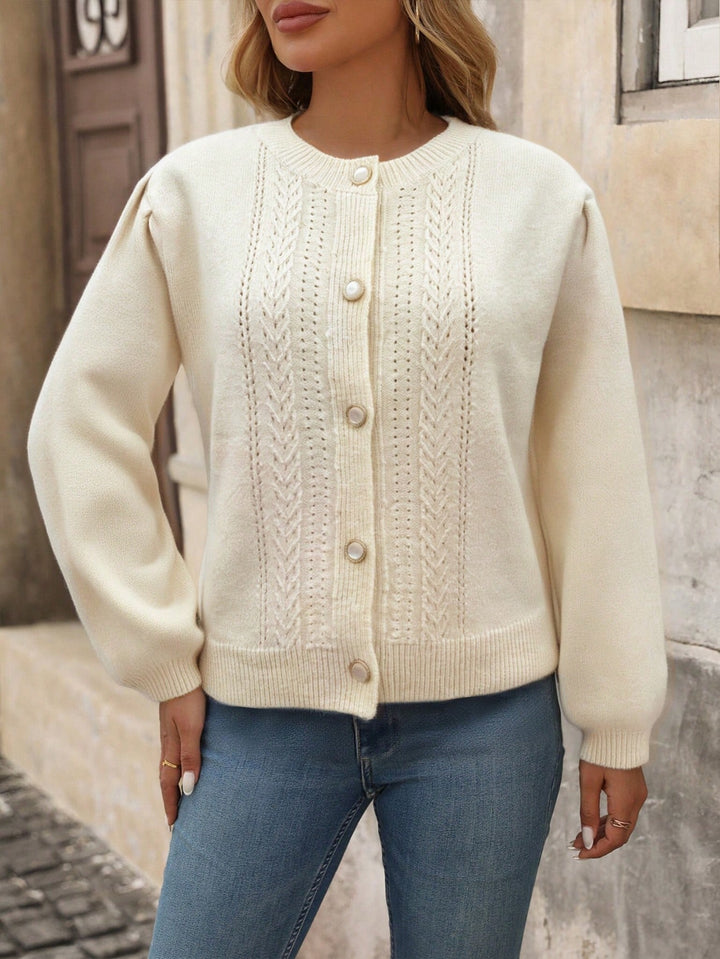 Cardigan SHEIN, crem