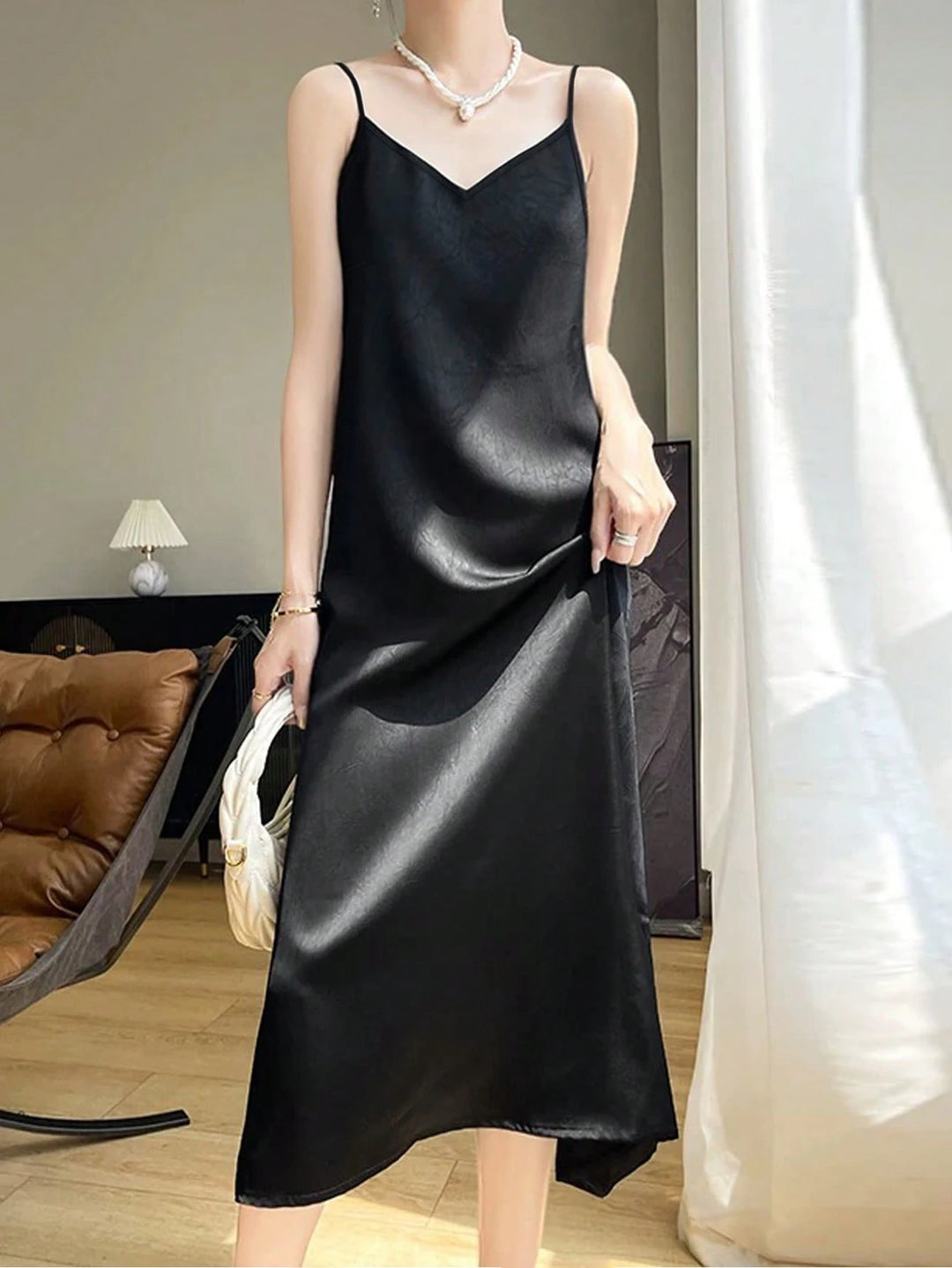 Rochie midi SHEIN, negru