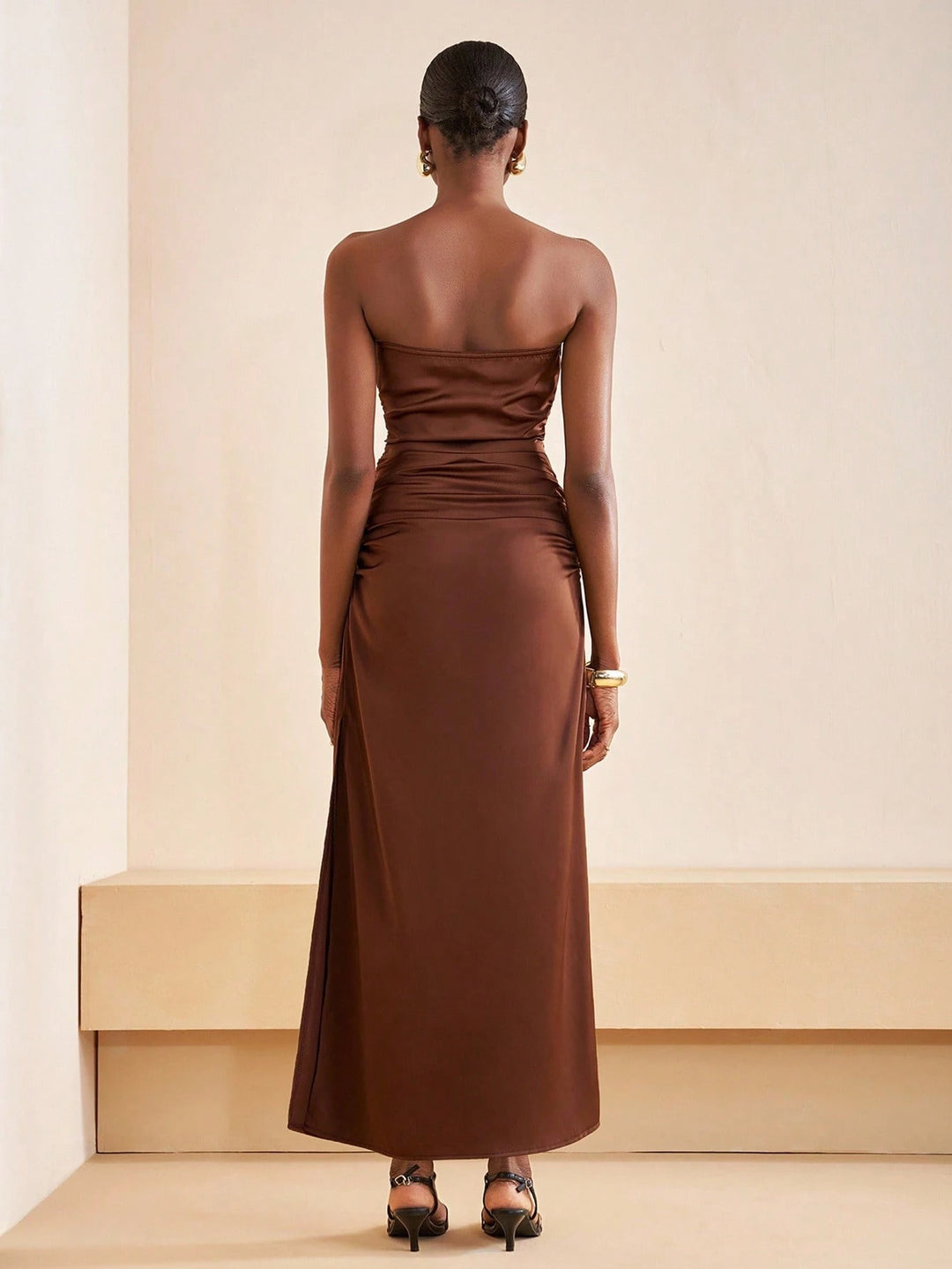 Rochie maxi Shein, maro