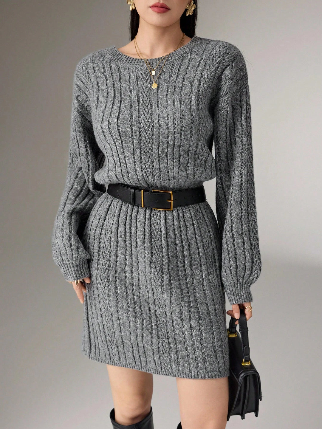 Rochie mini SHEIN, gri