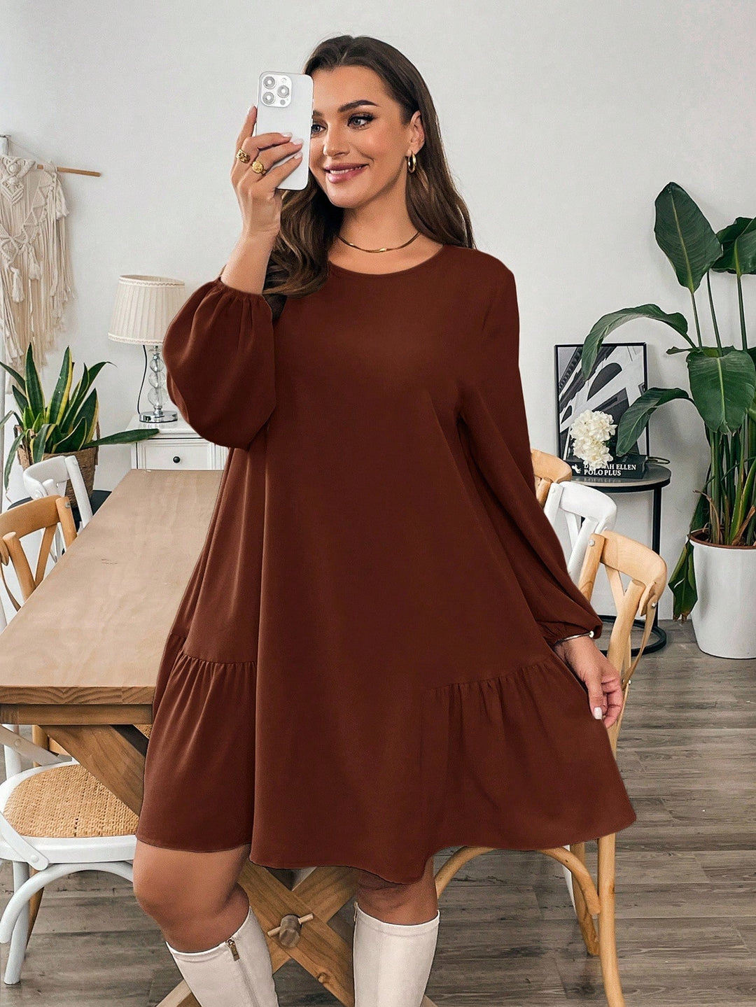 Rochie SHEIN, maro