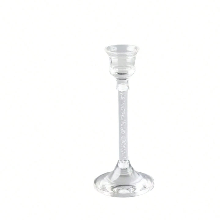 Set suport lumânare SHEIN, transparent