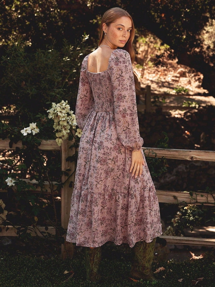 Rochie maxi SHEIN, roz